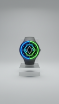 Reloj inteligente Arc Neon con pantalla curva