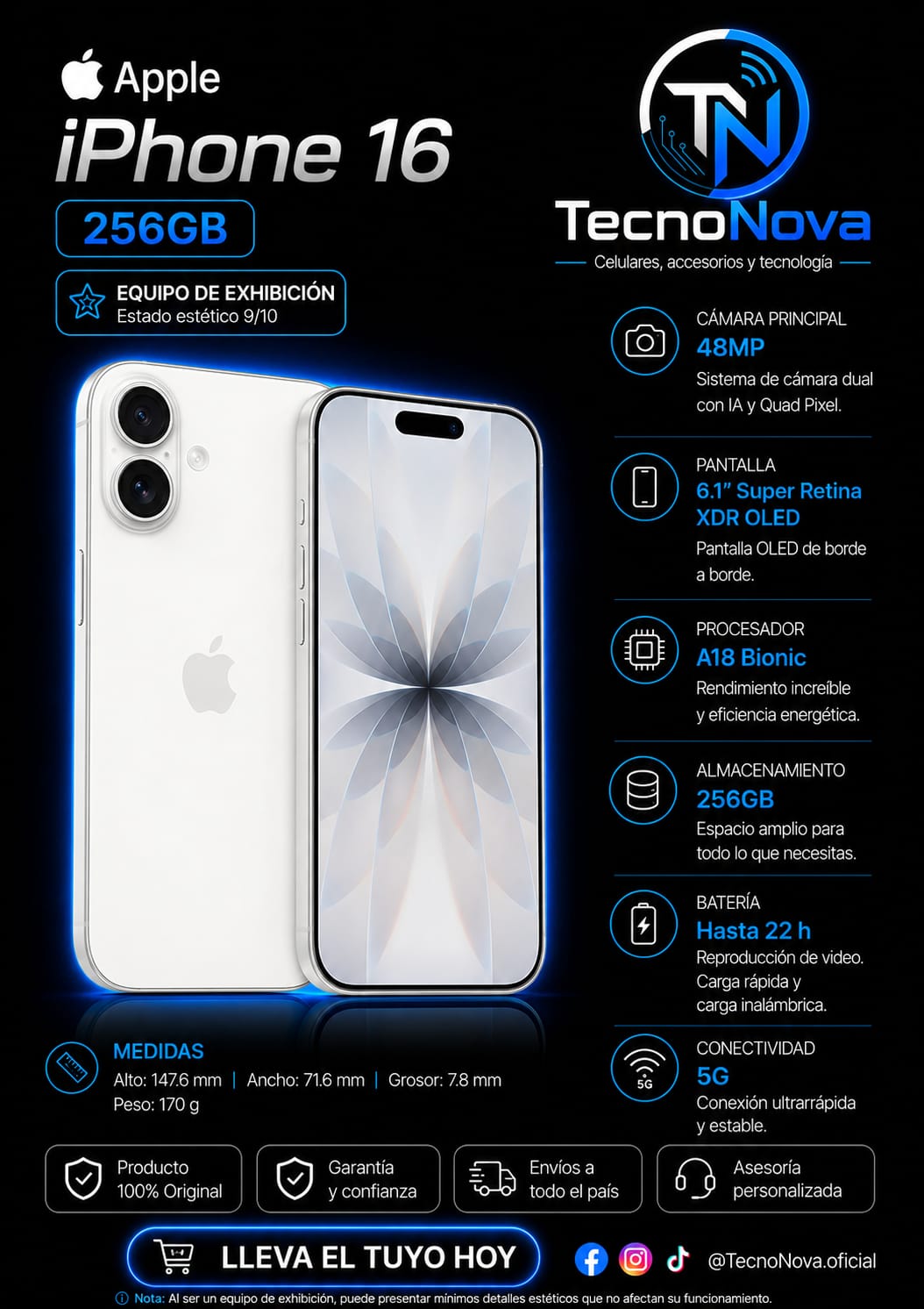 iPhone 17 256GB Exhibición