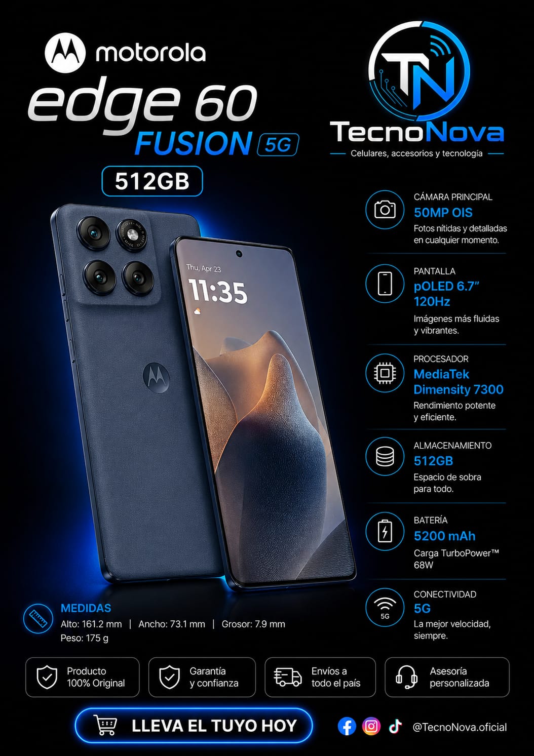 Motorola Edge 60 5G 512GB/12GB RAM