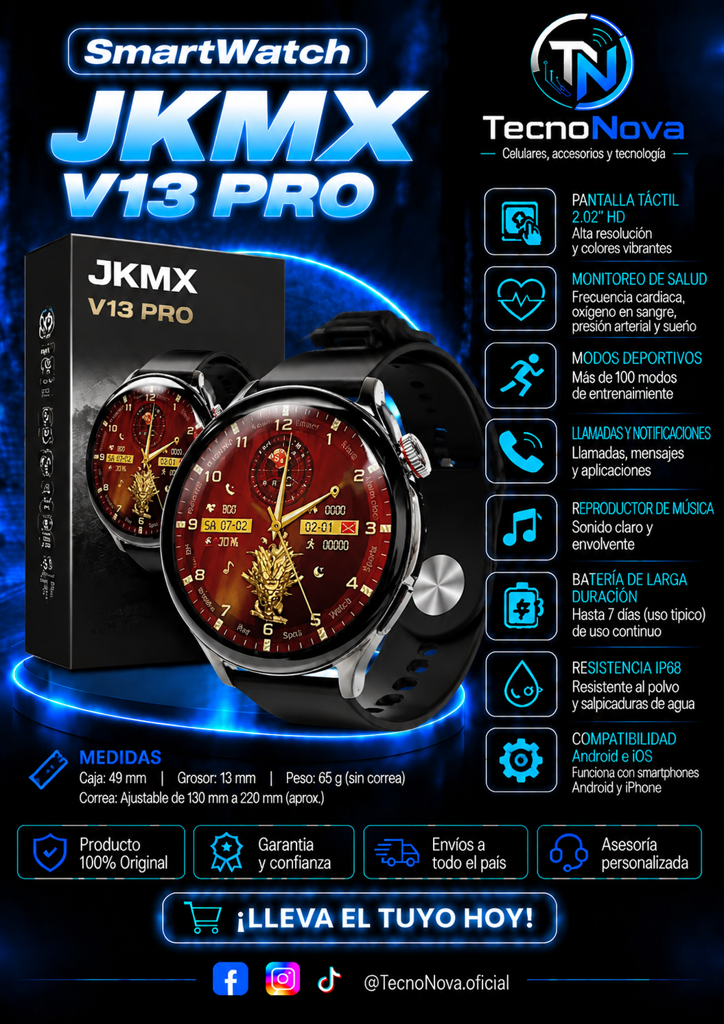 SmartWatch JKMX V13 Pro