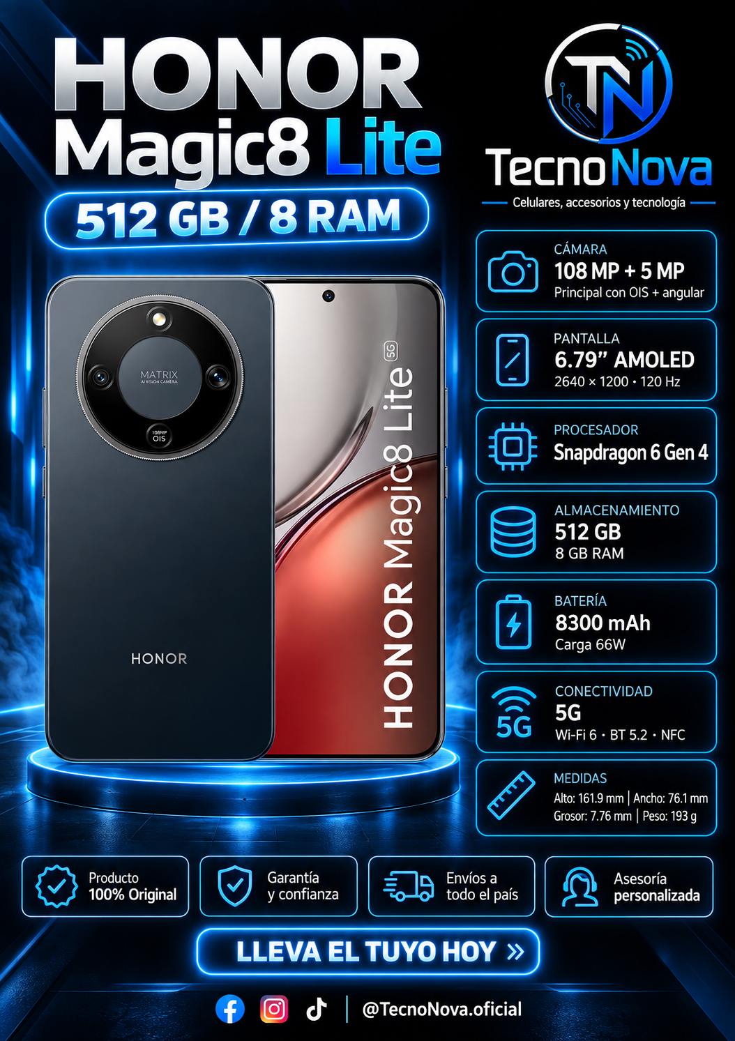 Honor Magic 8 Lite 512 GB / 8 GB RAM