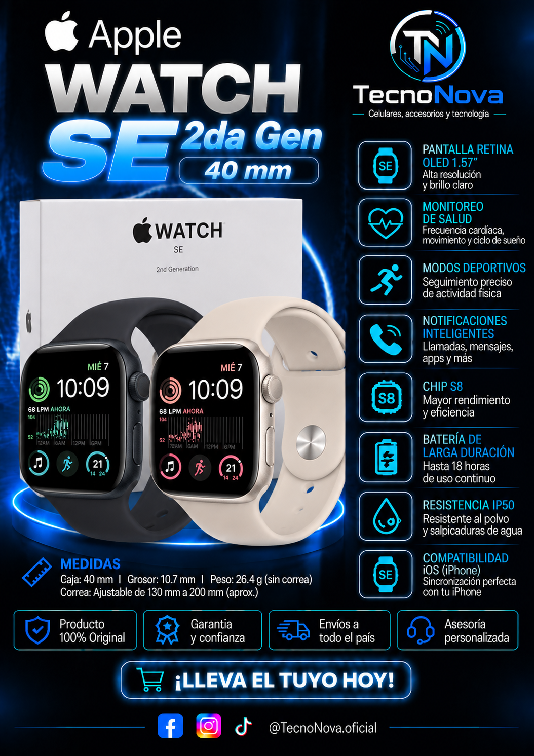 Apple Watch SE (2.ª generación) 40 mm