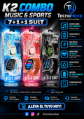 Smartwatch Combo K2