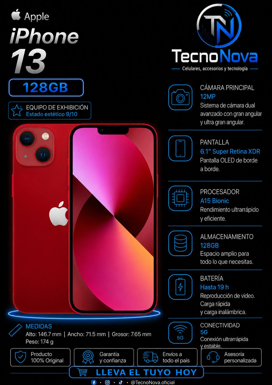 iPhone 13 128GB Exhibición