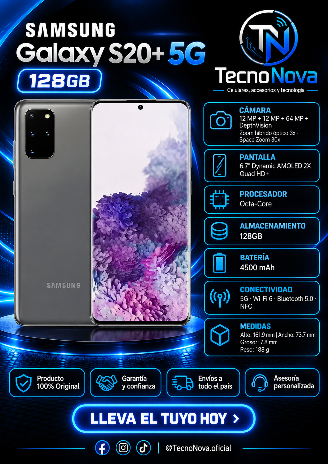 Samsung Galaxy S20+ 5G 128GB/6GB RAM