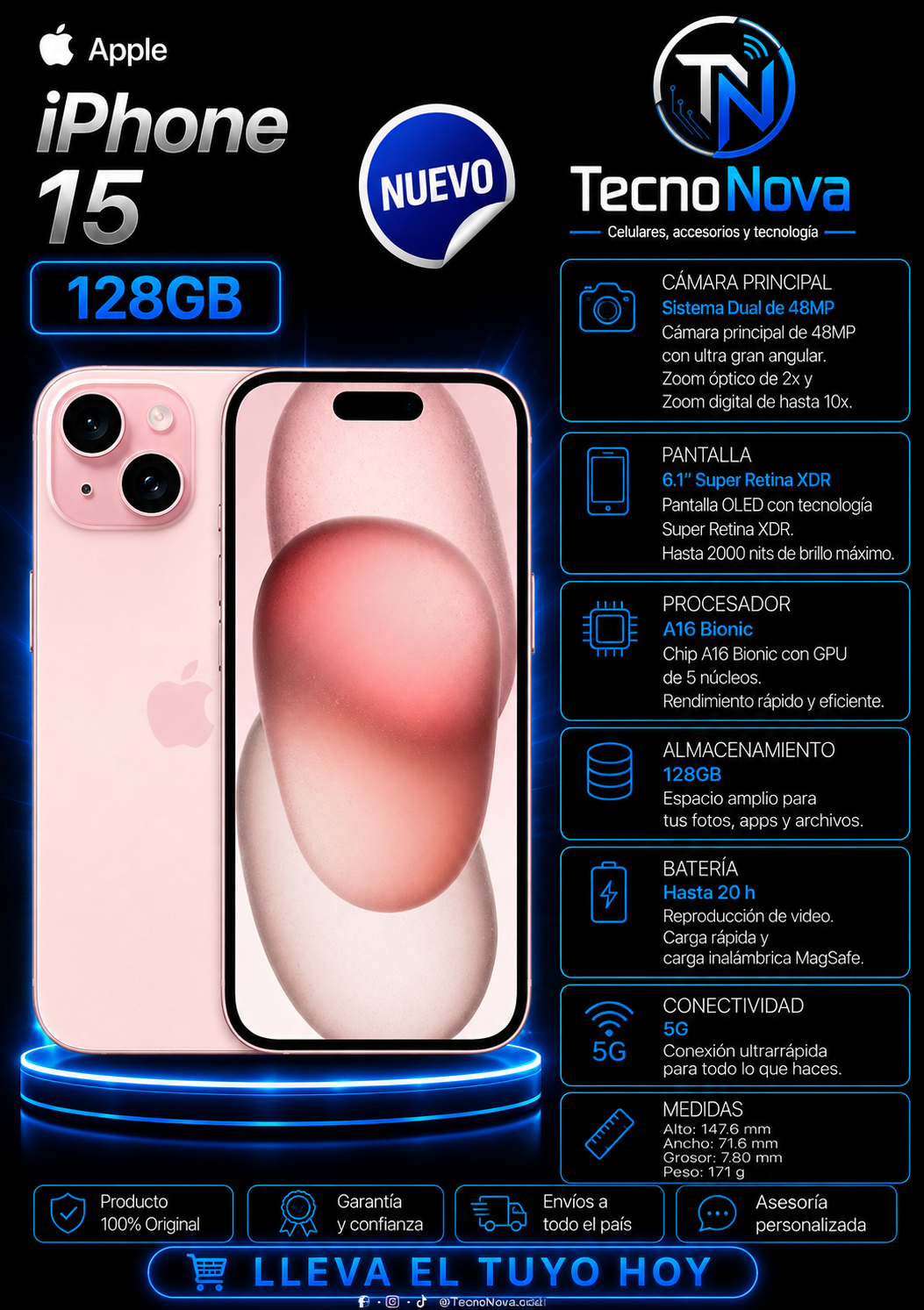 iPhone 15 128GB