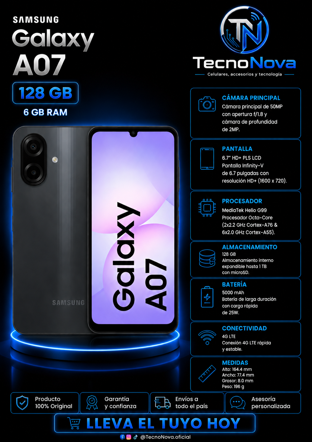 Samsung Galaxy A07 128GB/4GB RAM