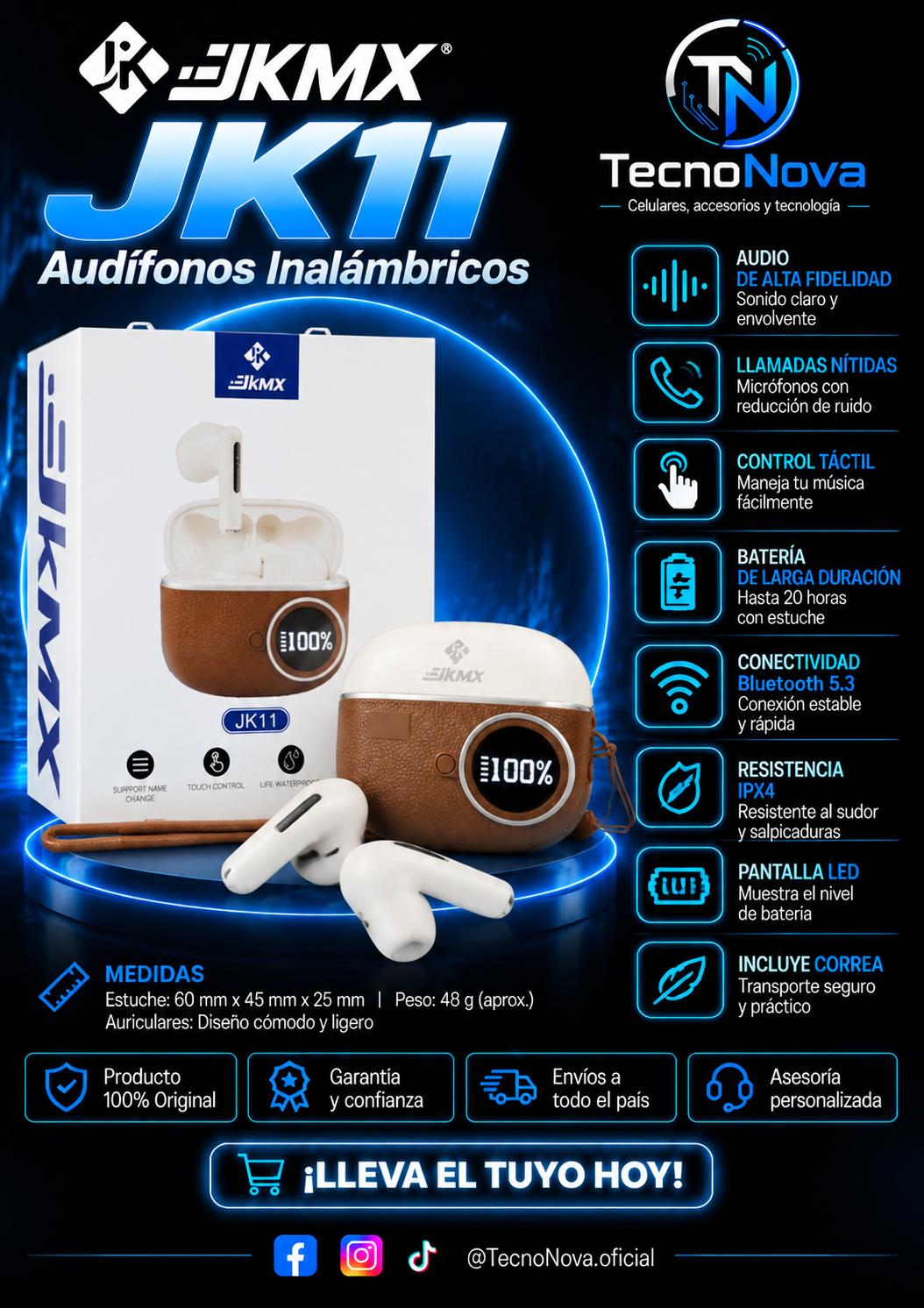 Audífonos Inalámbricos JKMX JK11